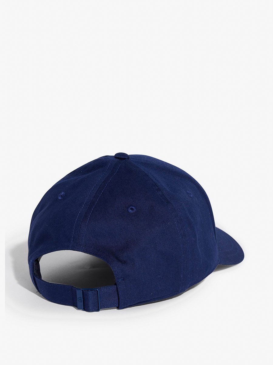 Blue Embroidered Logo Baseball Cap