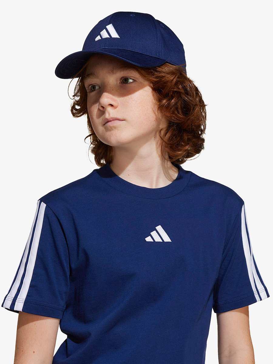Blue Embroidered Logo Baseball Cap