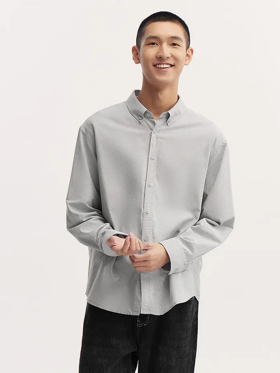 Men Solid Colored Shirt