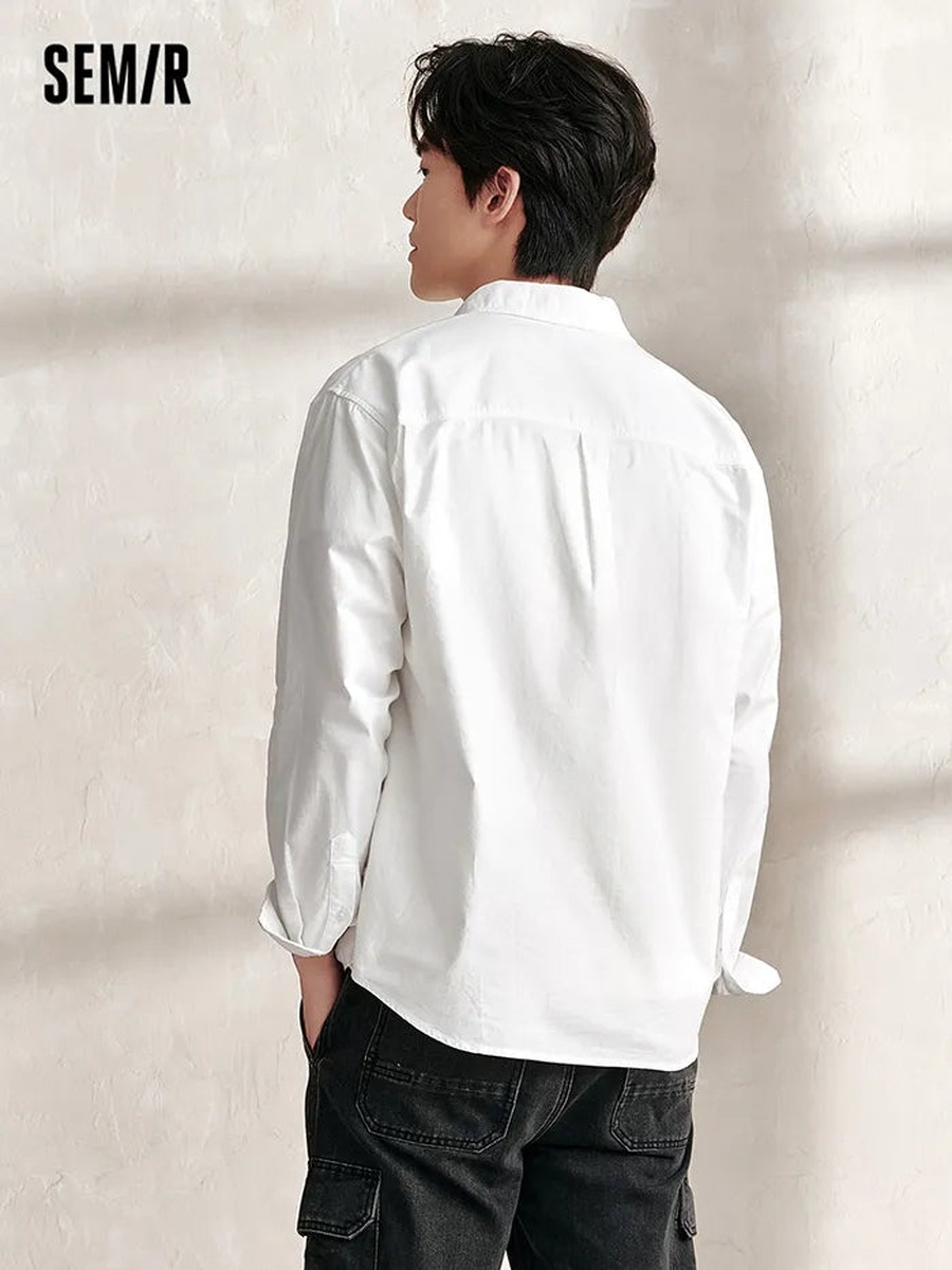 Men Solid Colored Shirt
