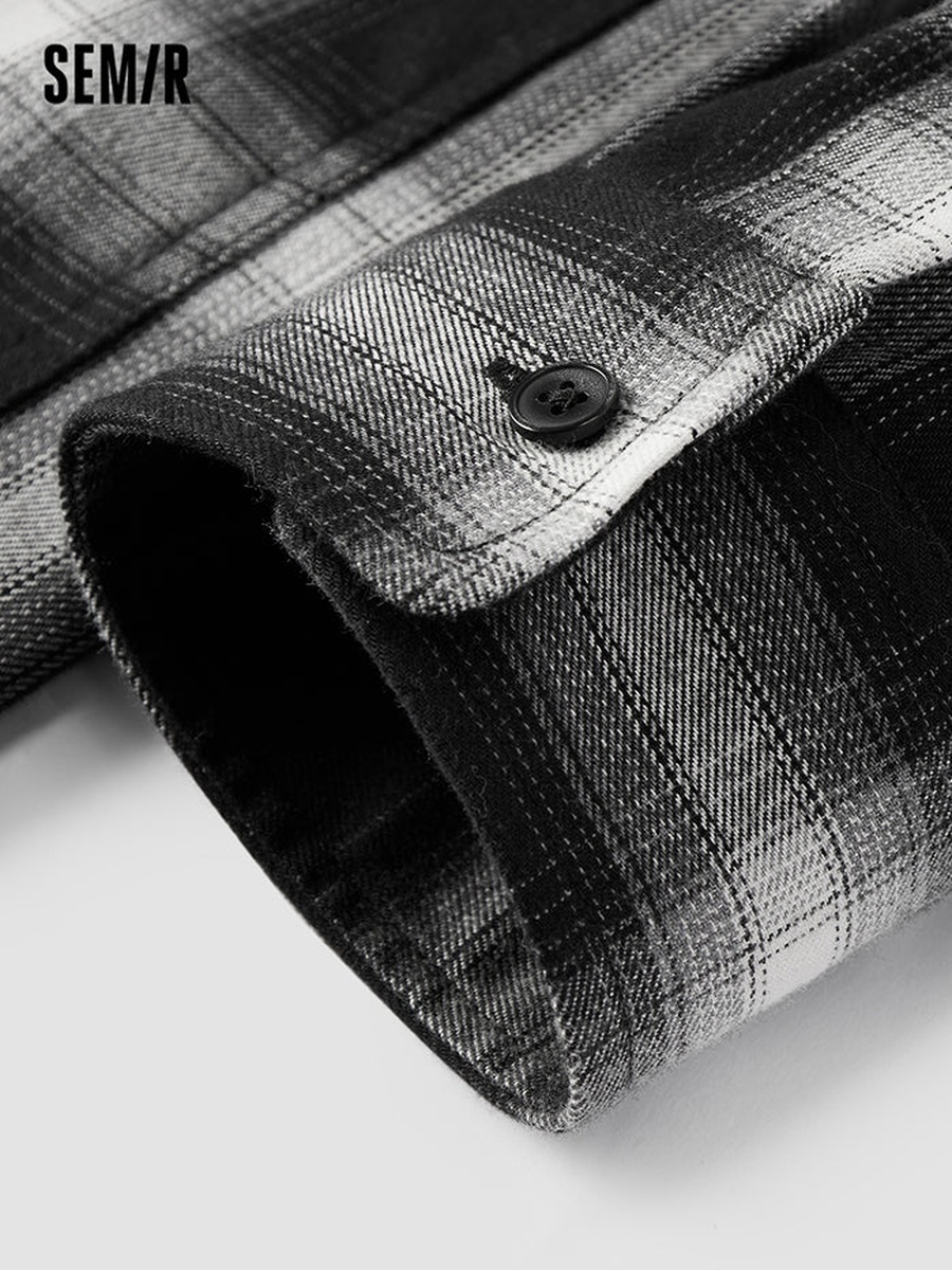 Checkered Hooded Shirt