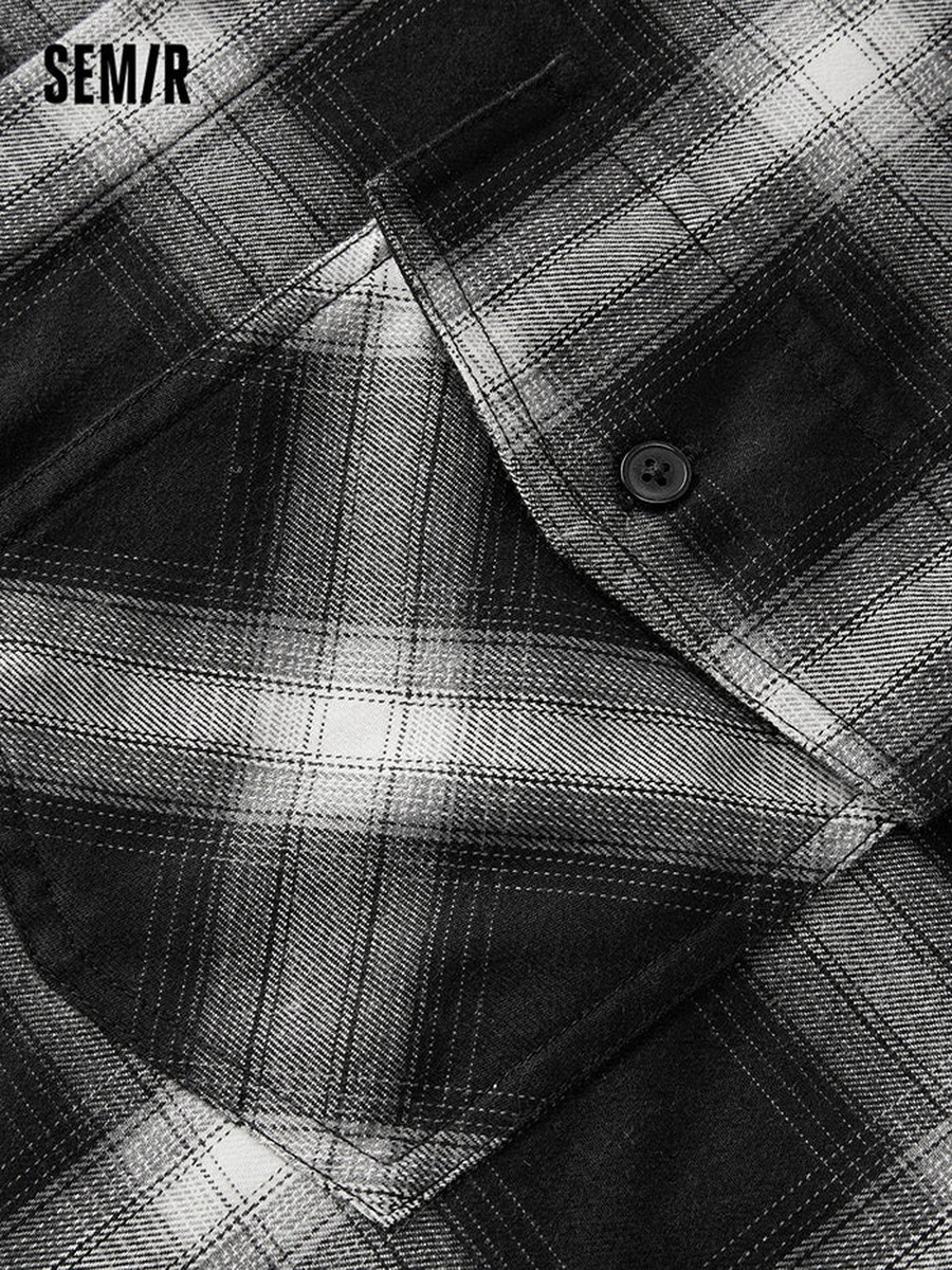Checkered Hooded Shirt