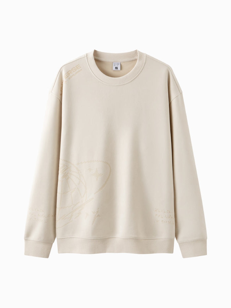 Men Printed Sweatshirt with Graphic Detail