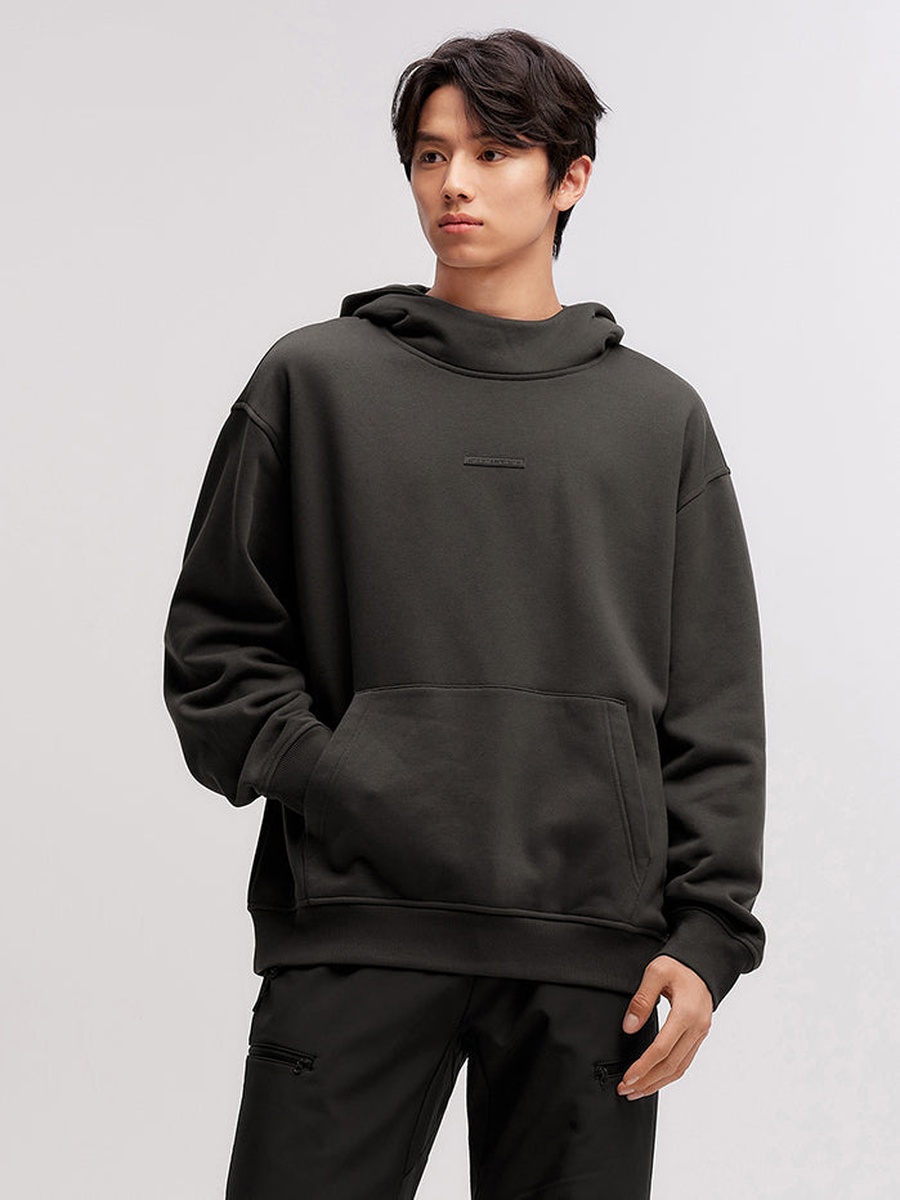 Men Solid Colored Hoodie