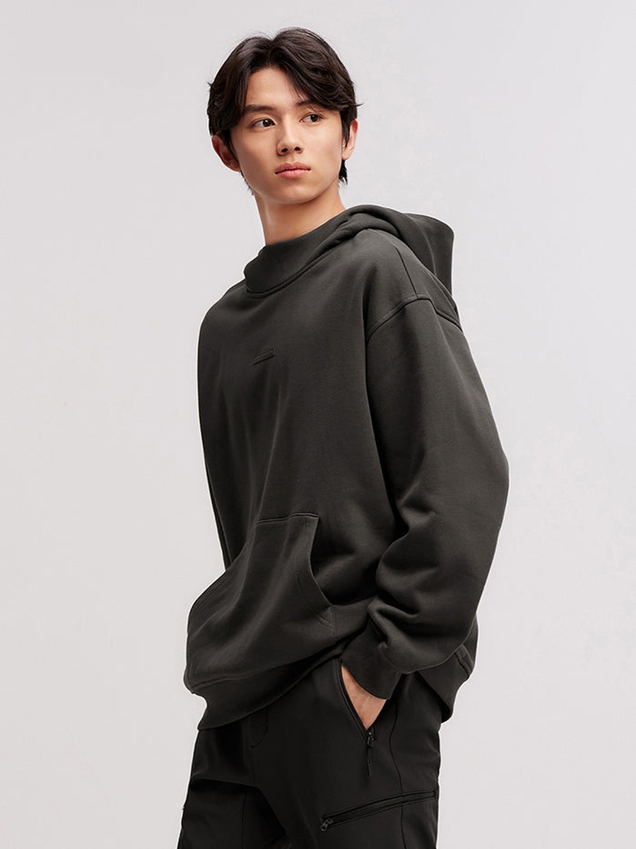 Men Solid Colored Hoodie