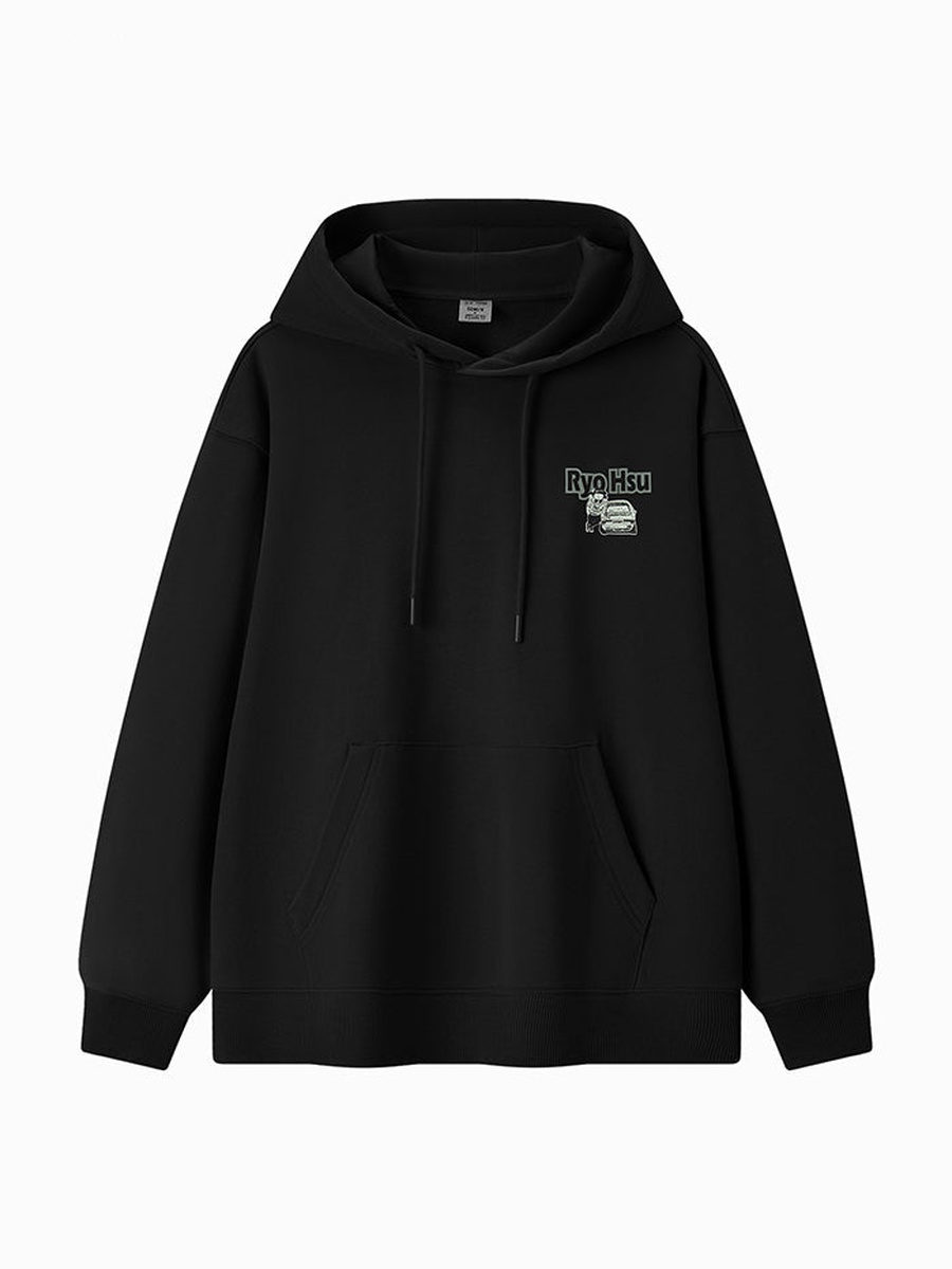 Hoodie with Front and Back Print