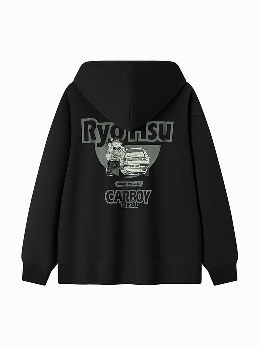 Hoodie with Front and Back Print