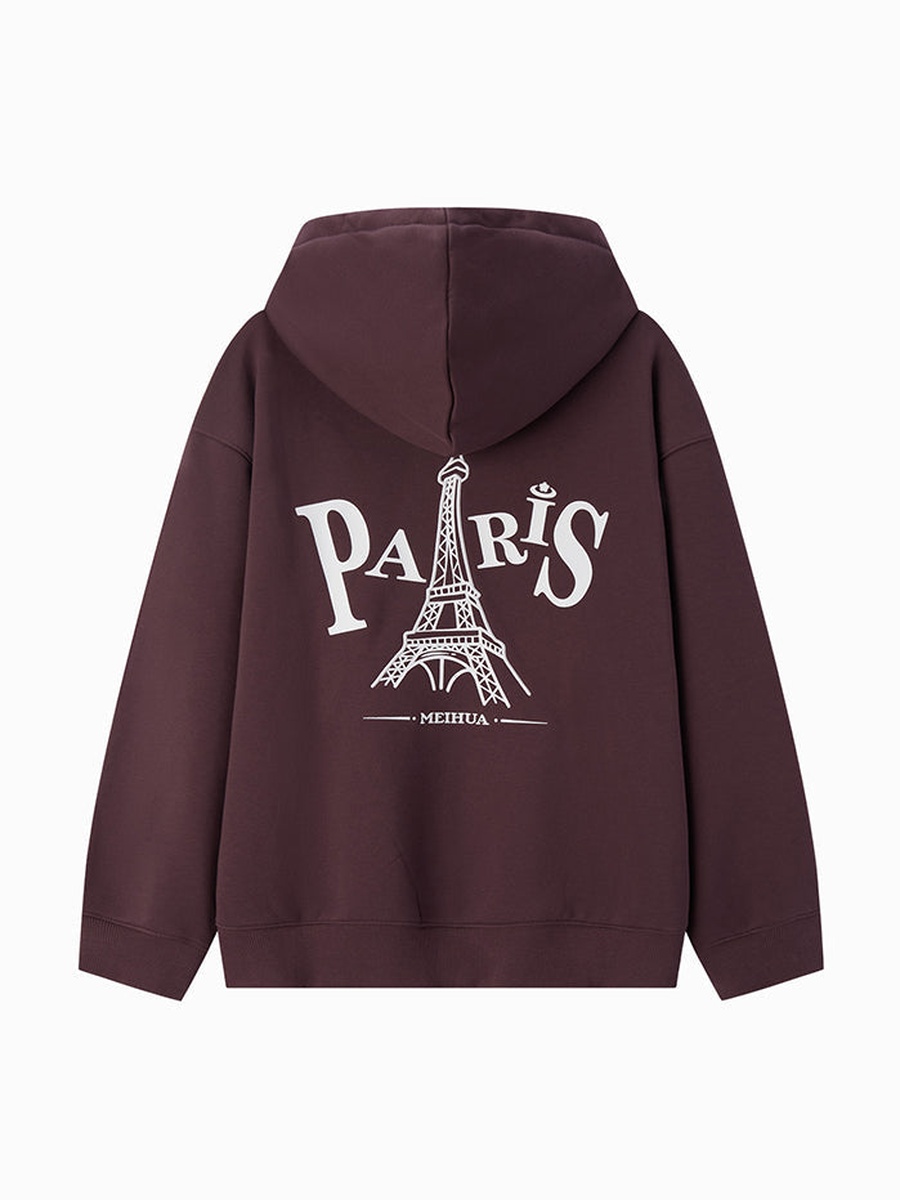 Hoodie with Front and Back Print