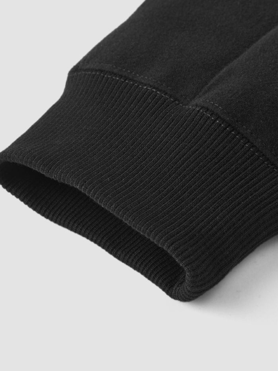 Men Minimalist Hoodie with Adjustable Hem