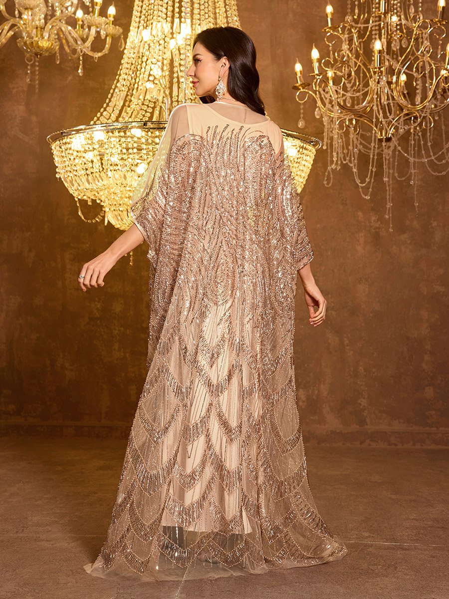 beige kimono dress Beige Kimono Kaftan