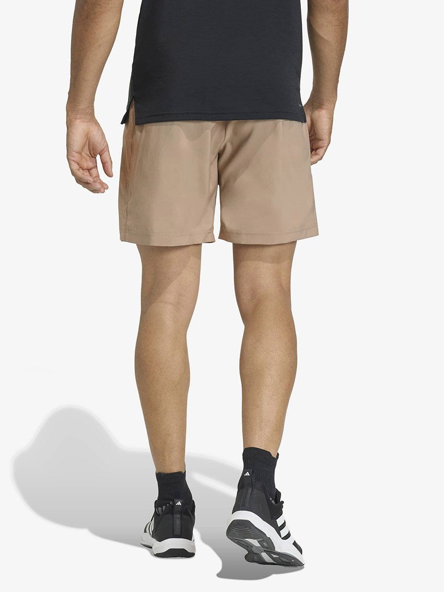Brown Workout Essentials Base Woven Shorts