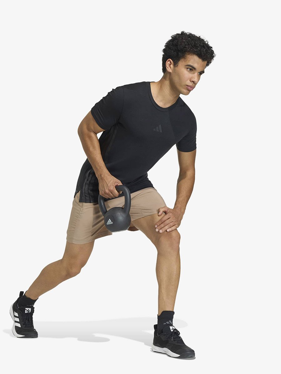 Brown Workout Essentials Base Woven Shorts