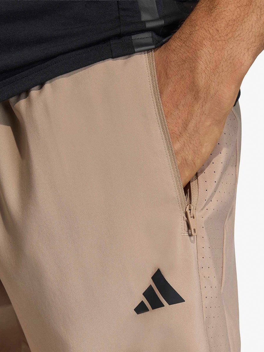 Brown Workout Essentials Base Woven Shorts