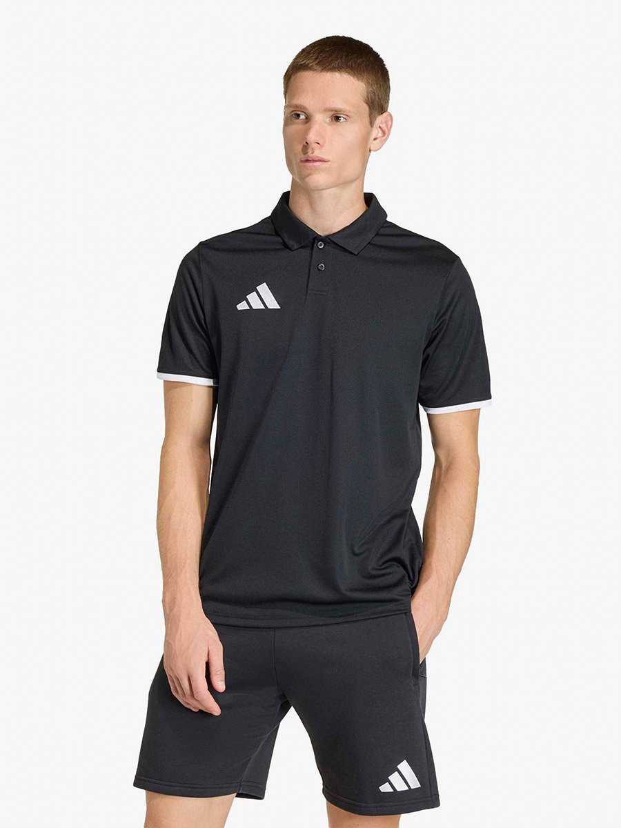 قميص بولو رجالي بطبعة شعار