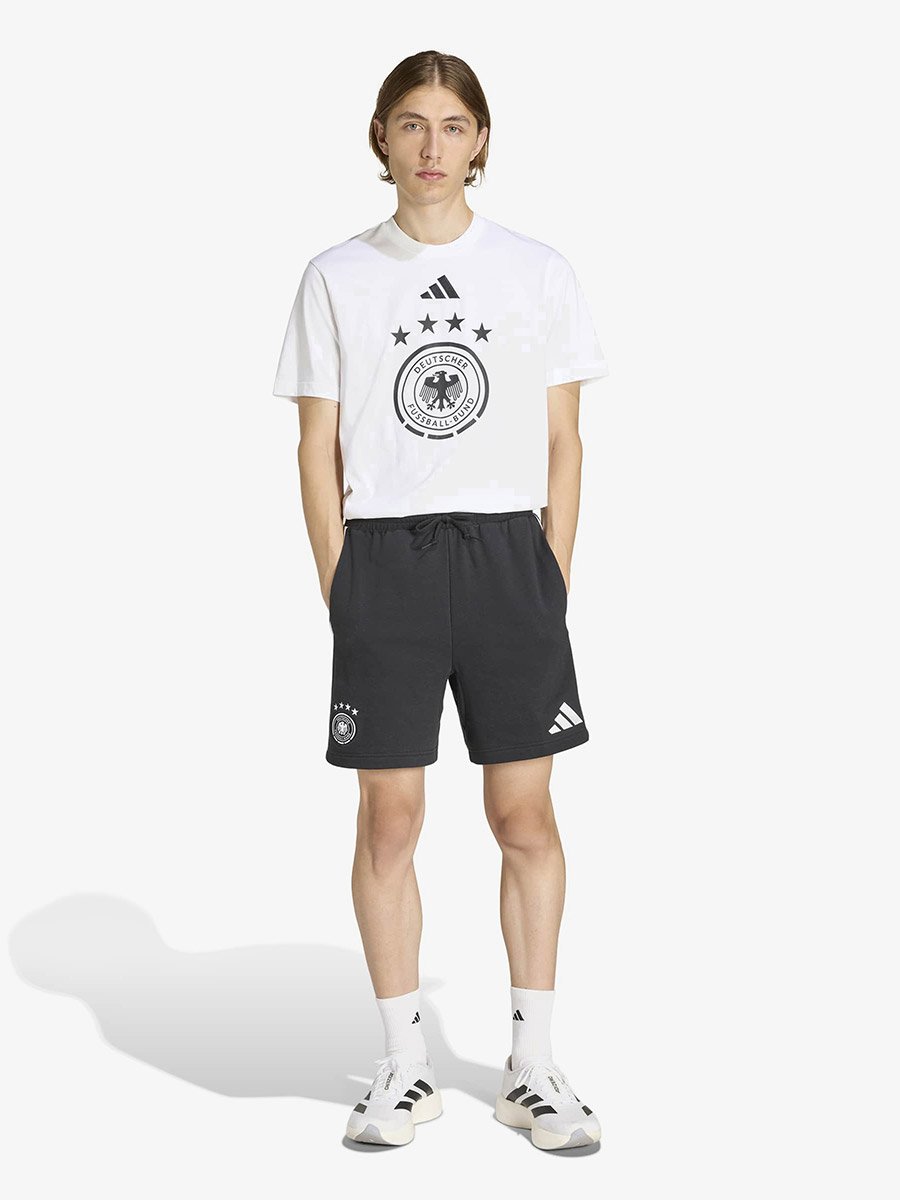 Men White Deutscher Graphic Print T-Shirt