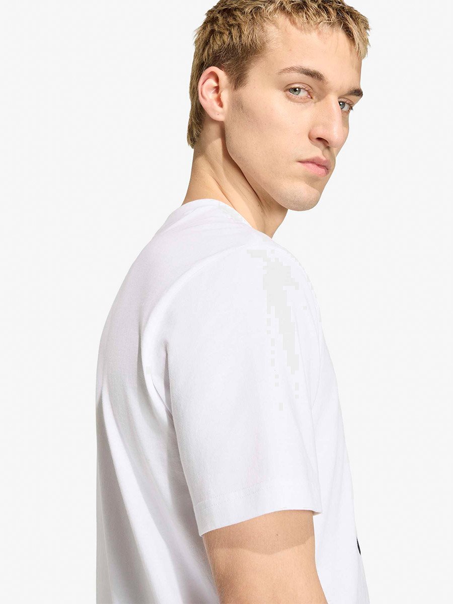 Men White Deutscher Graphic Print T-Shirt