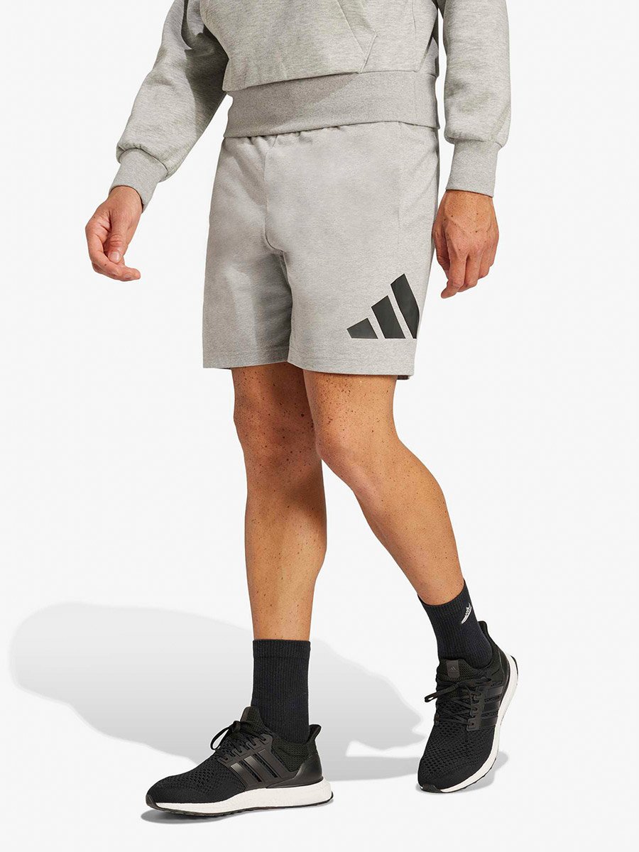 Grey Essentials Big Logo Single Jersey Shorts