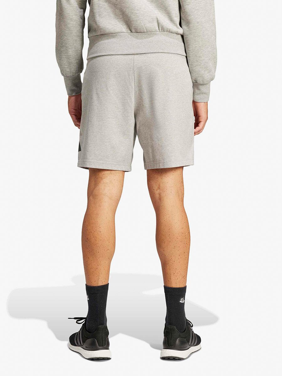 Grey Essentials Big Logo Single Jersey Shorts