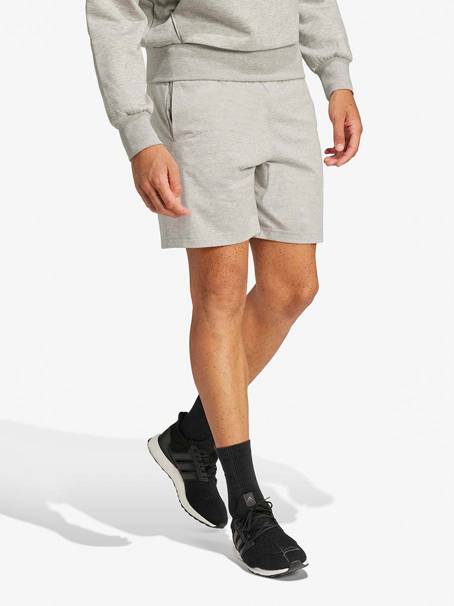 Grey Essentials Big Logo Single Jersey Shorts