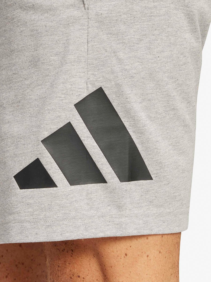 Grey Essentials Big Logo Single Jersey Shorts