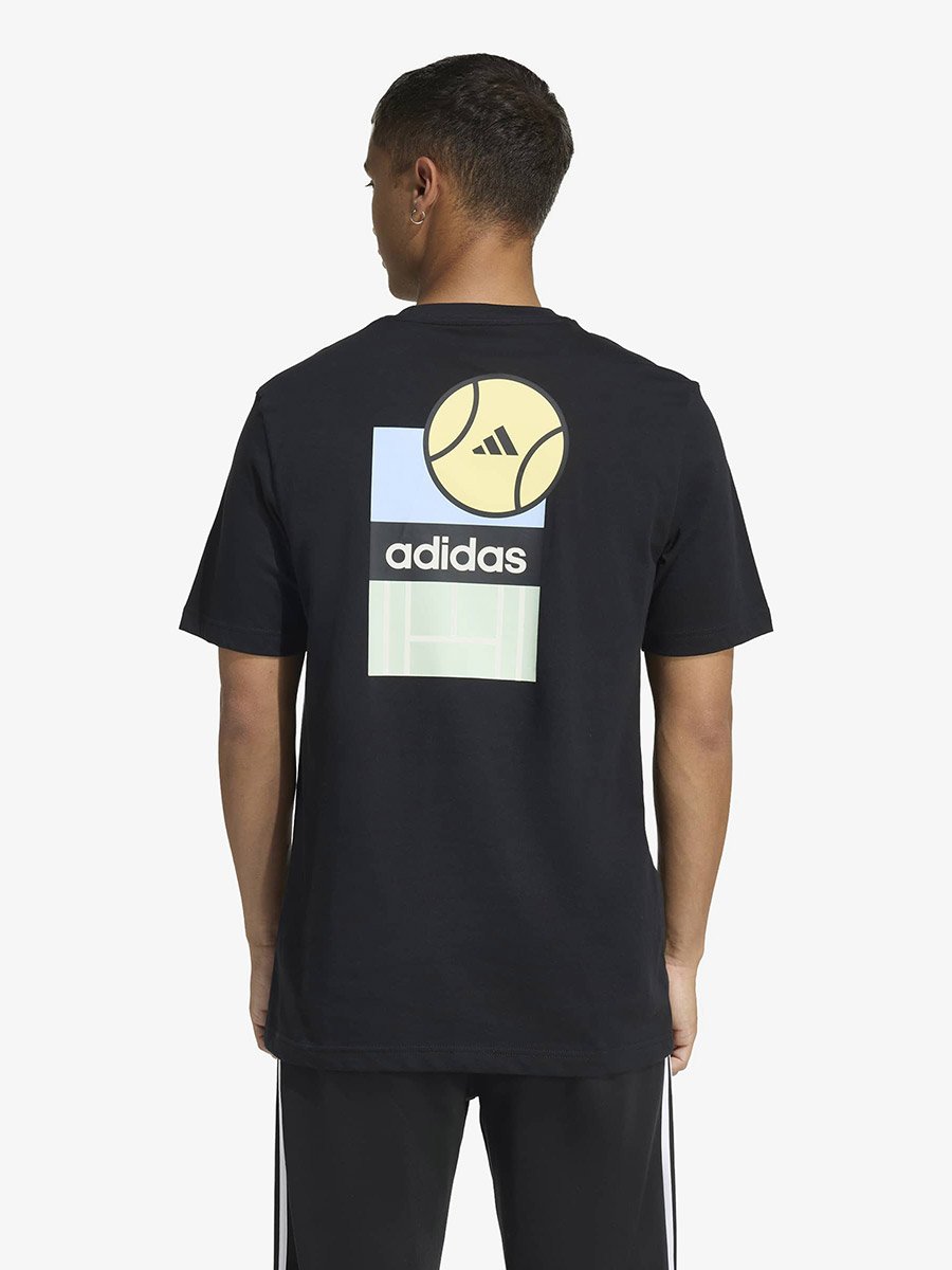 Men Black Graphic Print Cotton T-Shirt