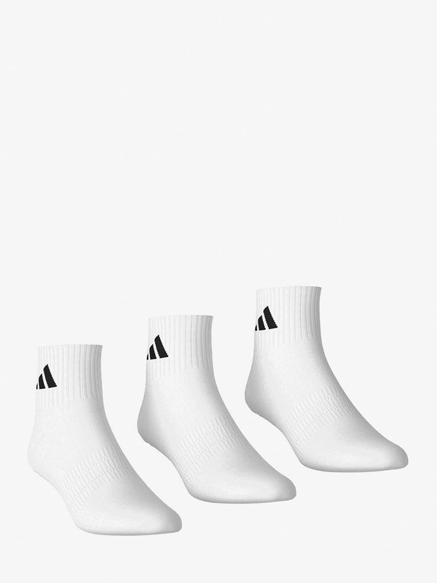 Pack of 3 - White Logo Ankle Socks