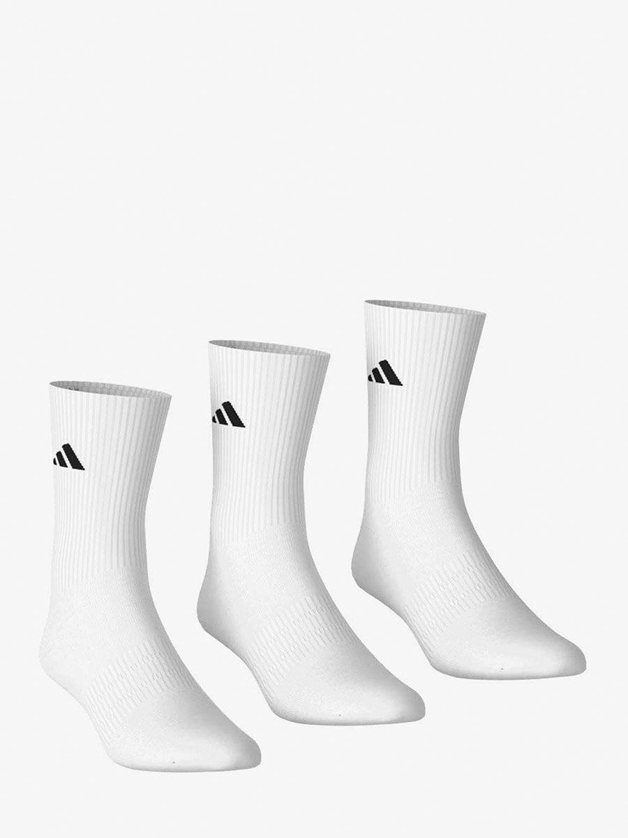 Pack of 3 - White Logo Crew Socks