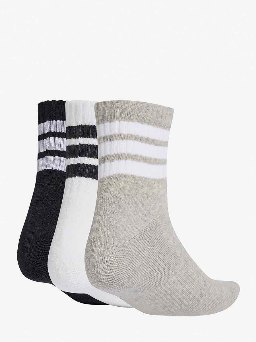 Pack of 3 - Ribbed Logo Crew Socks