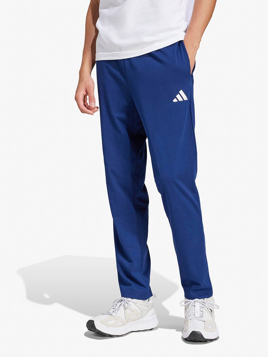 Men Blue Logo Print Joggers