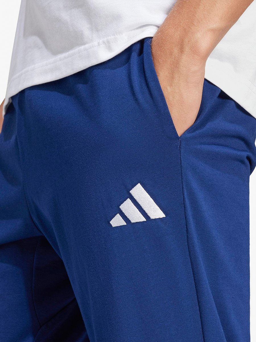 Men Blue Logo Print Joggers