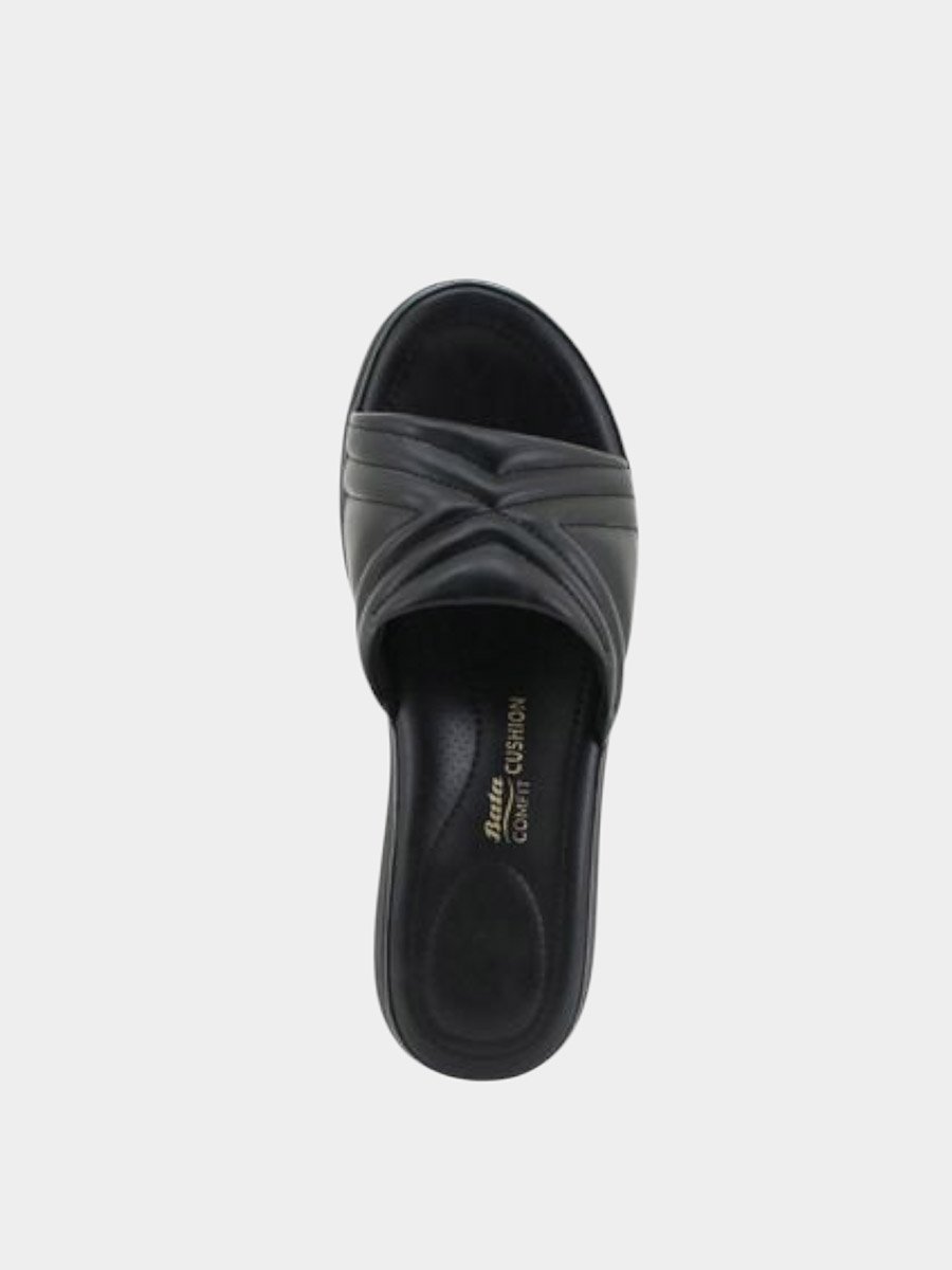Comfit Embossed Slip On Sandals