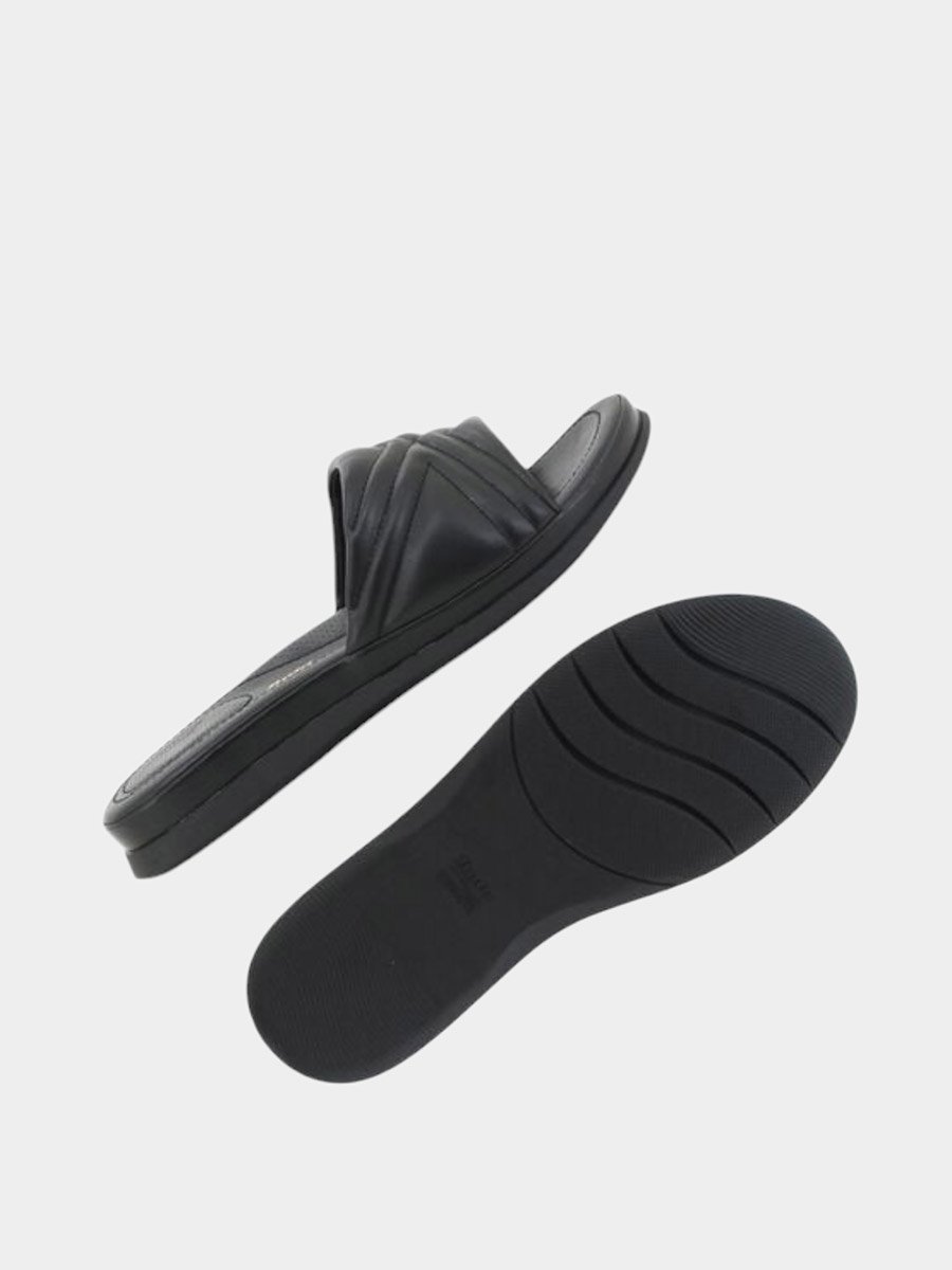 Comfit Embossed Slip On Sandals