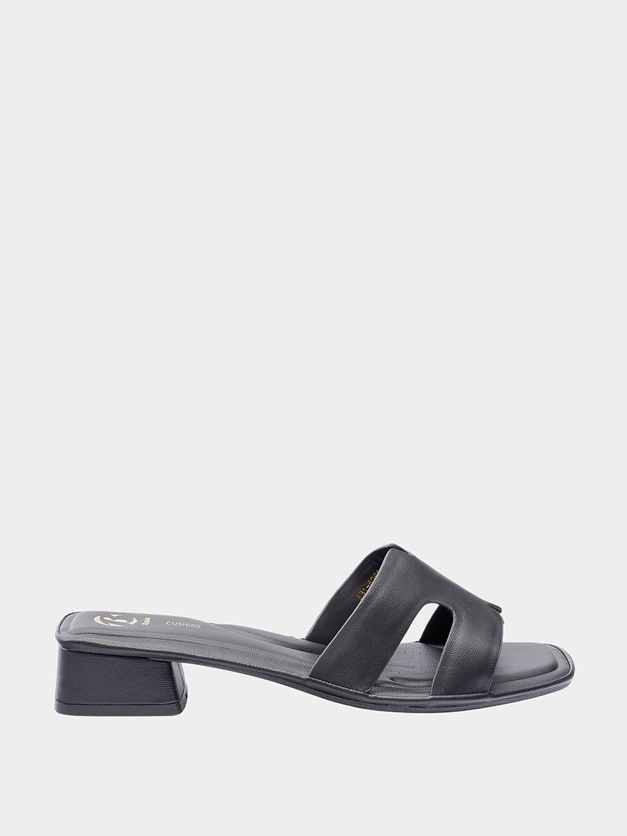 Solid Block Heel Sandals