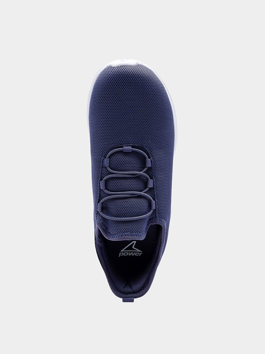 Logo Detail Stretch-Lace Casual Sneakers