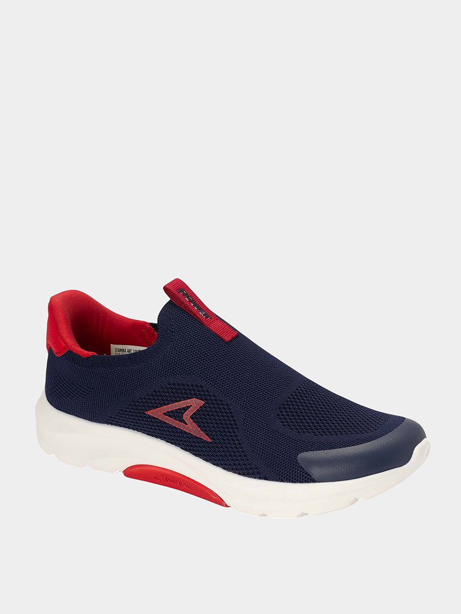 Logo Detail Knit Casual Sneakers