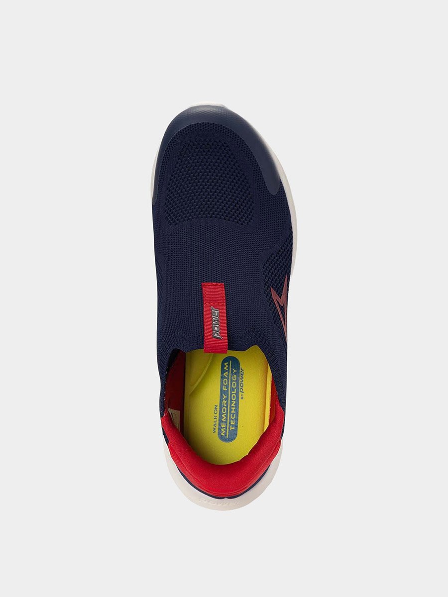 Logo Detail Knit Casual Sneakers