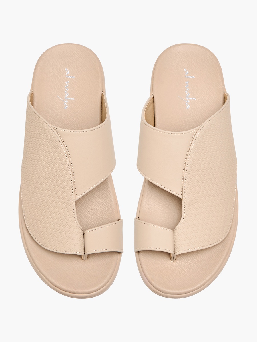 Men Toe Loop Detail Arabic Sandals