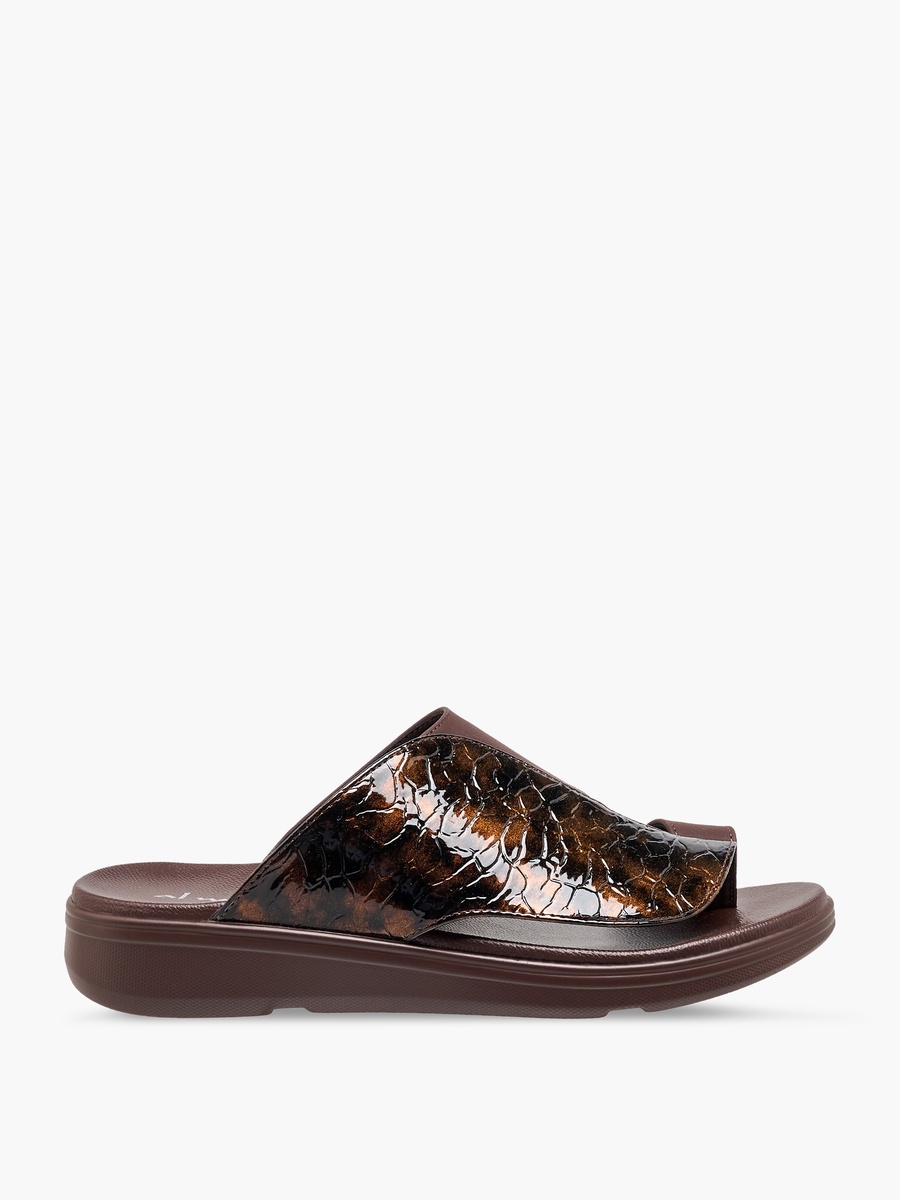 Men Toe Loop Detail Arabic Sandals