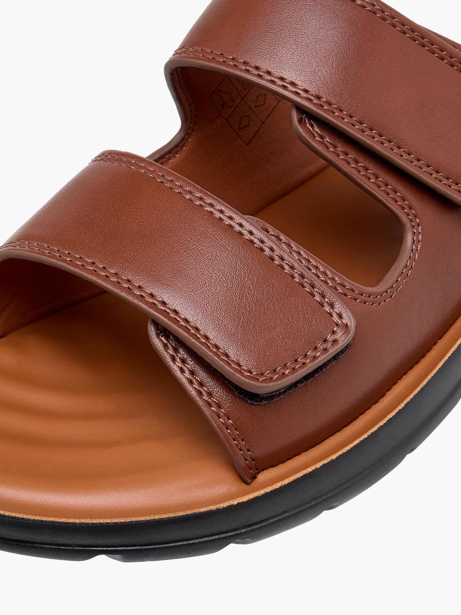 Men Hook and Loop Arabic Sandals