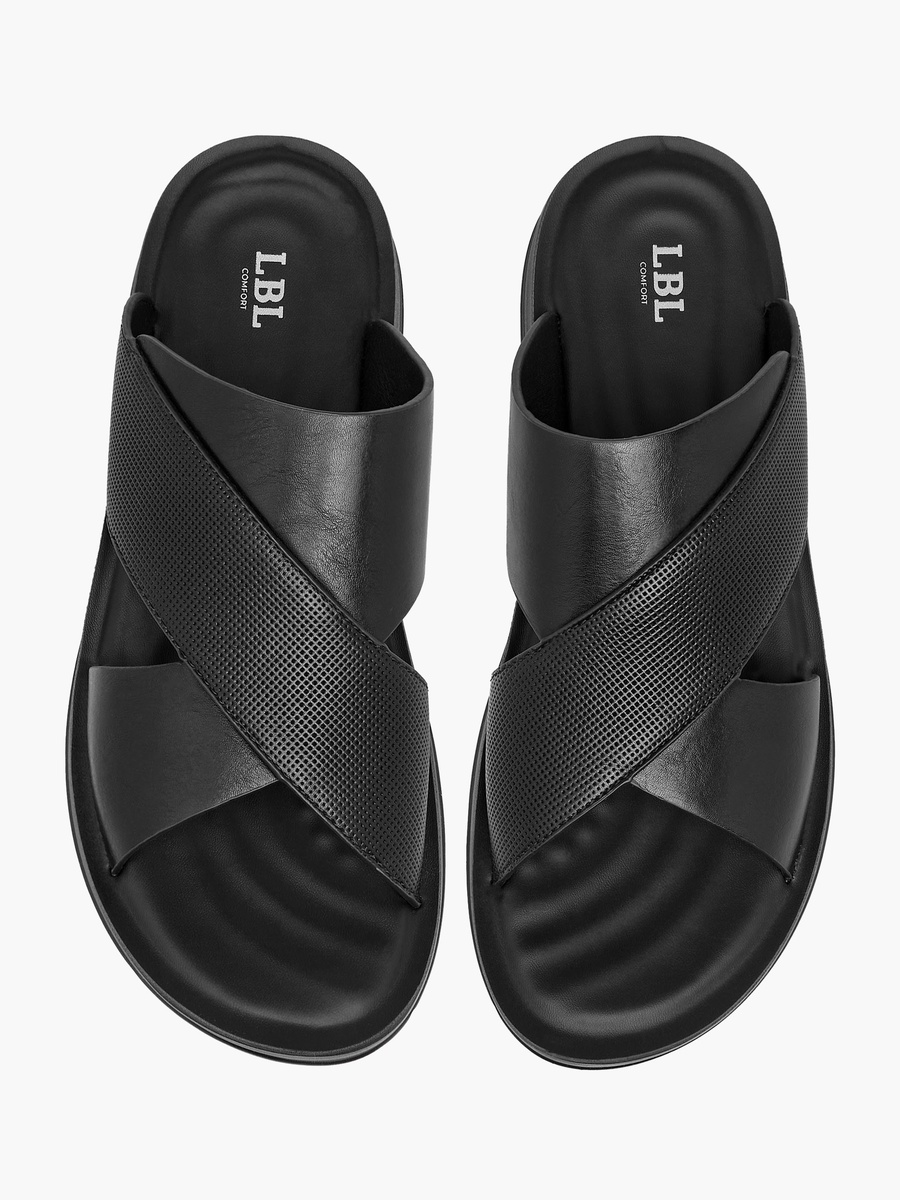 Men Cross Strap Arabic Sandals