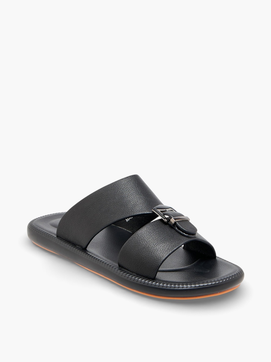 Men Buckle Detail Arabic Sandals