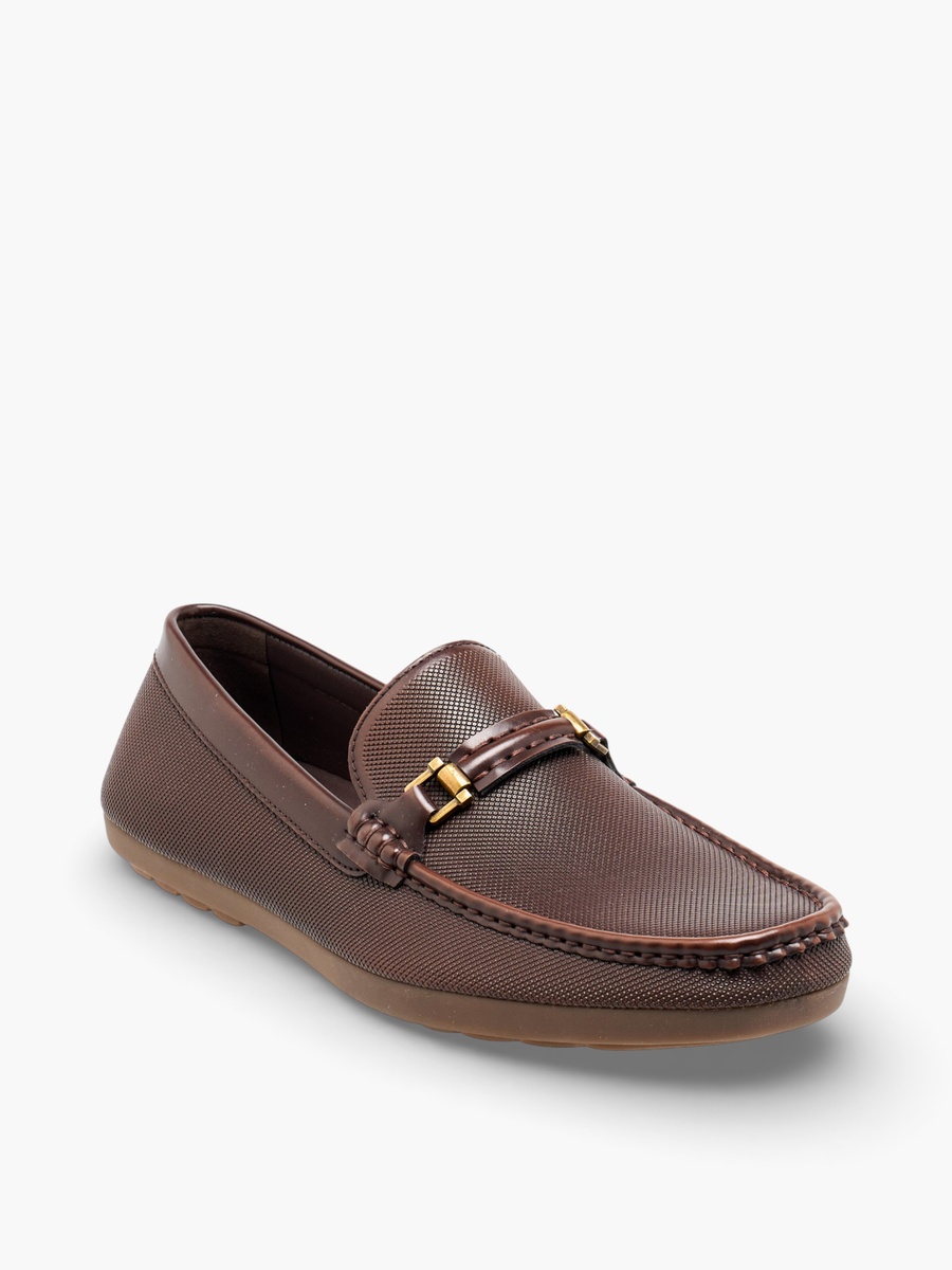Men Textured Loafers