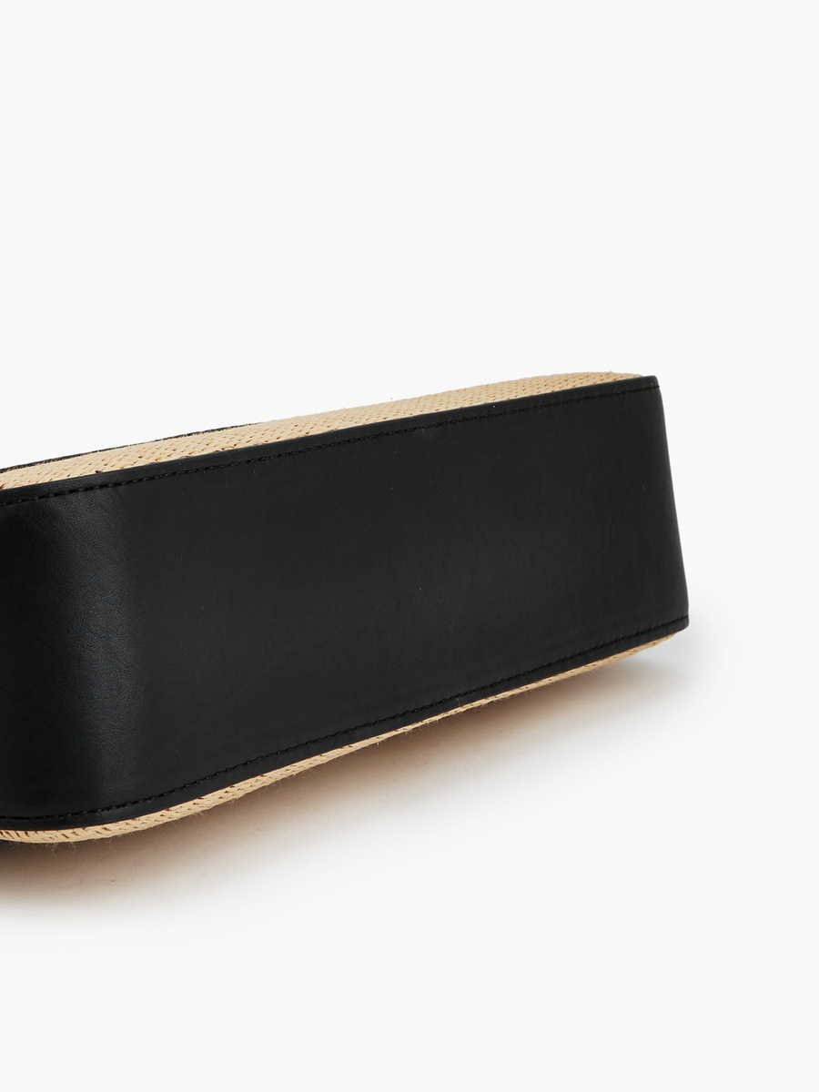 Textured Shoulder Bag with Zip Closure