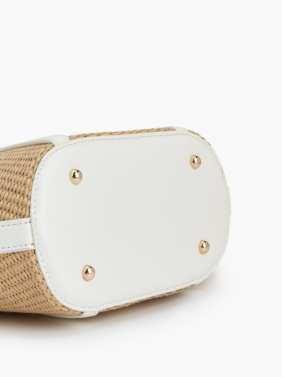 Textured Tote Bag with Double Handle