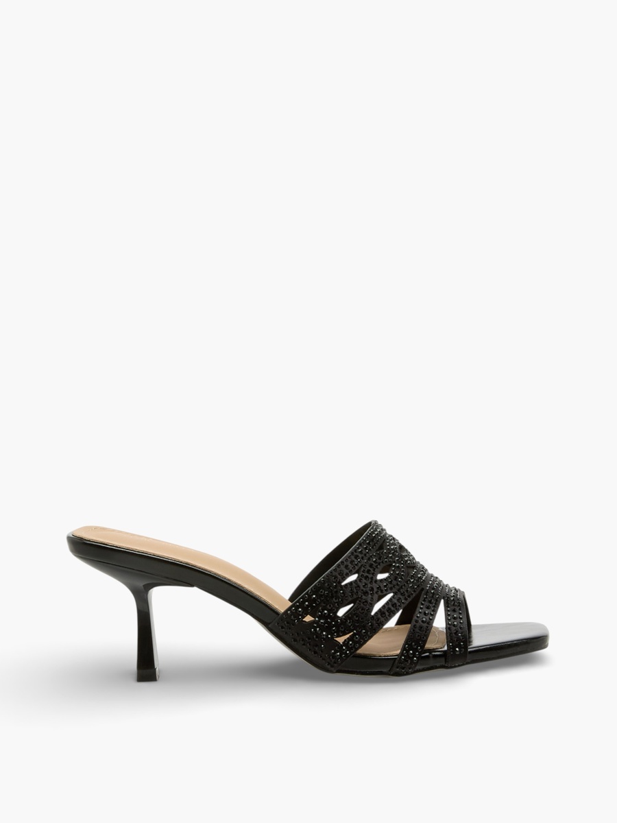 Women Embellished Flared Heel Sandals