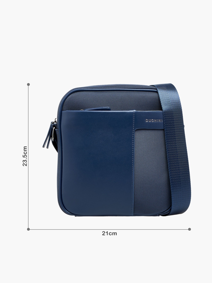 Men Textured Crossbody Bag