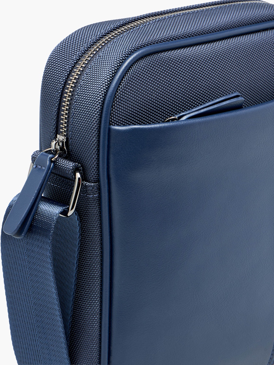 Men Textured Crossbody Bag