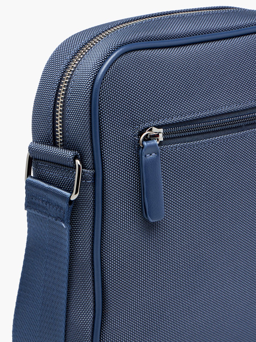 Men Textured Crossbody Bag