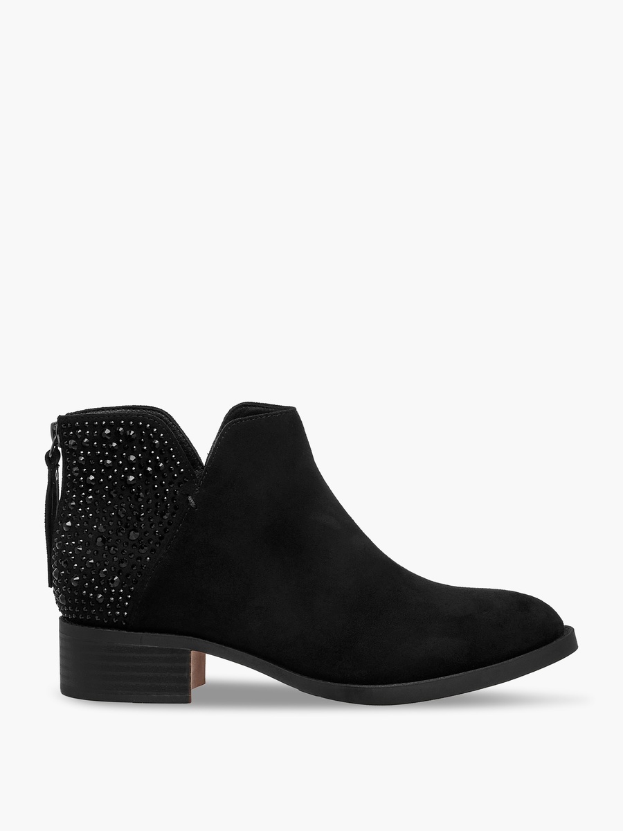 Women Block Heel Ankle Boots