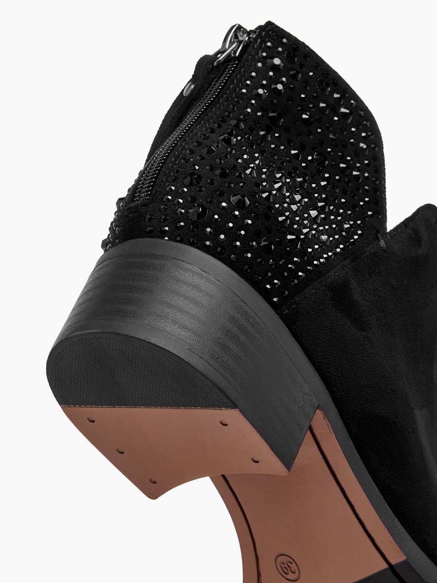 Women Block Heel Ankle Boots